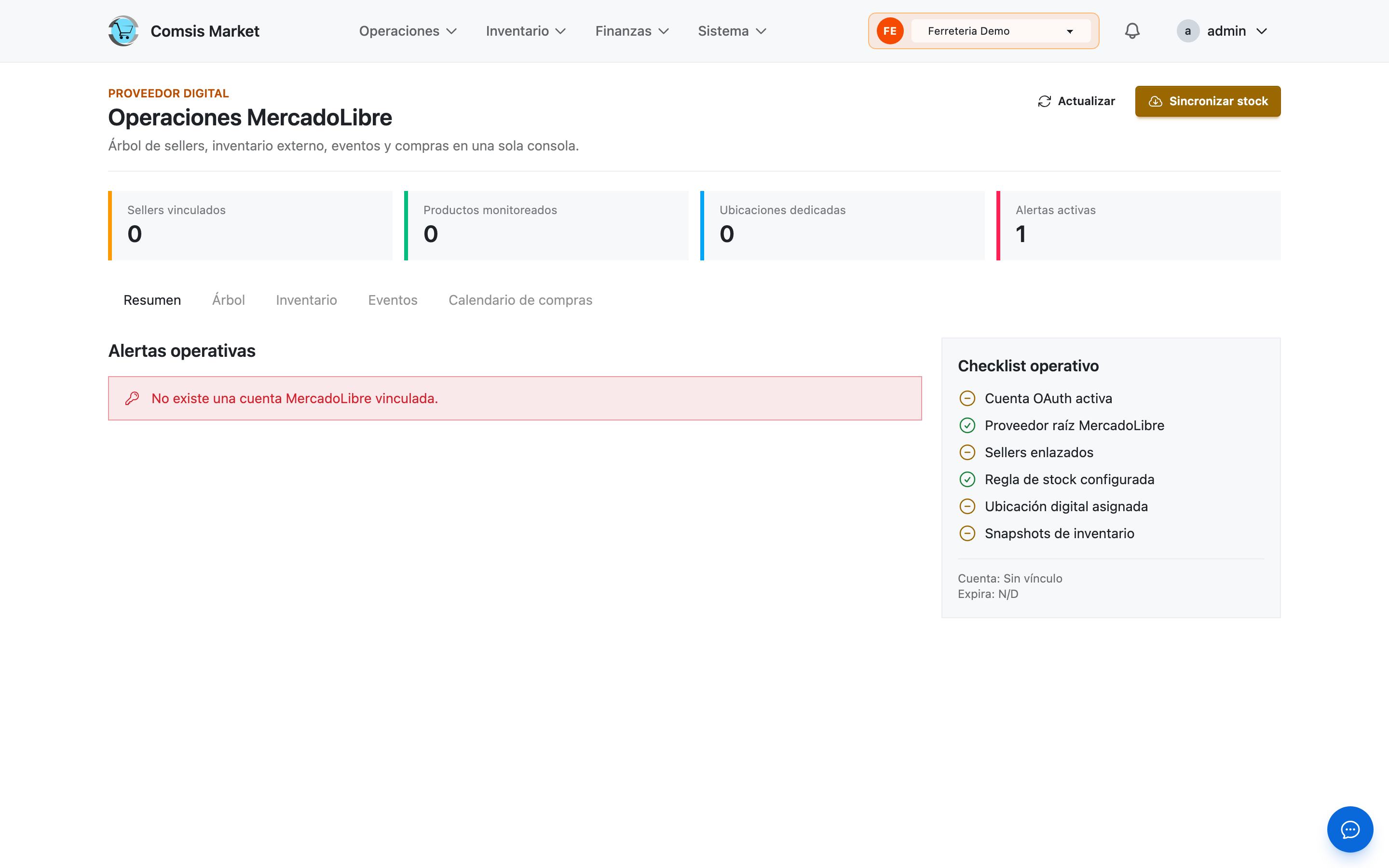 Proveedores digitales conectados por API